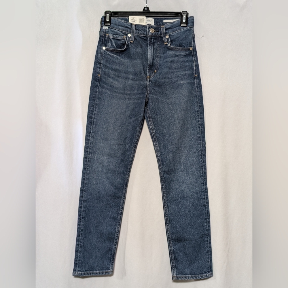 NWT Citizens Of Humanity Premium Vintage Isola Straight Crop Dark Wash Jeans 24